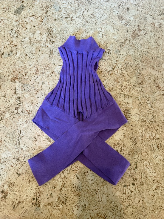 Zara Other - Zara Purple Ribbed Knit Kids One-Piece Bodysuit